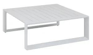 Alumínium asztal 97x97 cm MADRID (fehér)