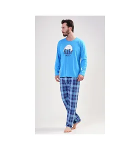 Kék féri pizsama Sleep well