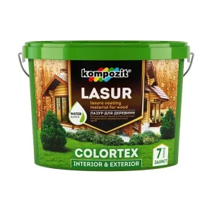 Fa lakk KOMPOZIT COLORTEX 0,9 l - különböző árnyalatokban (fa festék)