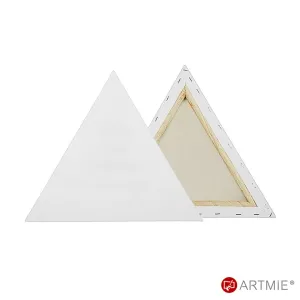 Háromszög alakú feszített festővászon 30x30x30 cm (Festővászon ARTMIE)