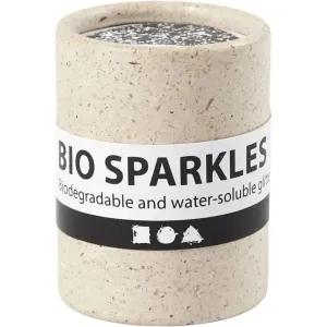 Bio glitter ezüst 10 g (dekoratív csillámok)