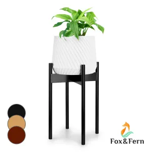 Fox & Fern Zeist, virágállvány, 2 magasságban, kombinálható, betolható dizájn, természetes #32110