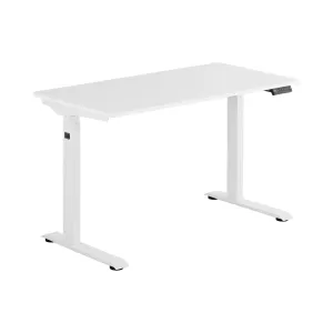 Állítható magasságú íróasztal - 90 W - 730–1233 mm - fehér | Fromm & Starck