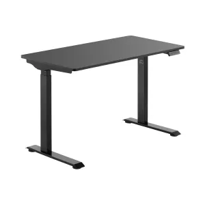 Állítható magasságú íróasztal - 90 W - 730–1233 mm - fekete | Fromm & Starck