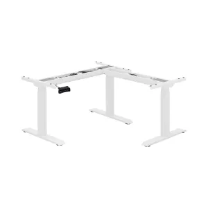 Állítható magasságú sarok asztal keret - magasság: 58–123 cm - szélesség: 90–150 cm (bal) / 110–190 cm (jobb) | Fromm & Starck