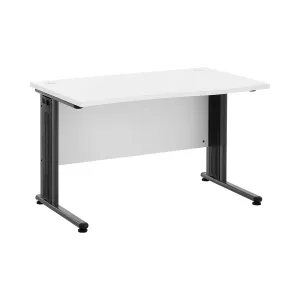 Íróasztal - 120 x 73 cm - fehér/szürke | Fromm & Starck