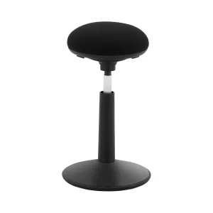 Ergonomikus szék - acél / rétegelt lemez / nejlon - max. 100 kg - fekete | Fromm & Starck