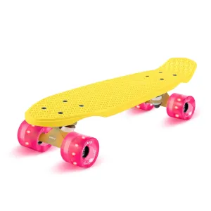 Fun pro Mini Cruiser Skateboard Trickboard PP Board 100kg LED kerekek PU keménysége: 88A #32709