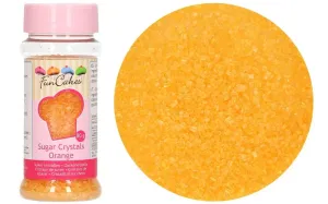 Színes dekoratív narancssárga cukor 80 g - FunCakes #254503