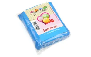 Kék hengerelt fondant Sea Blue (színes fondant) 250 g - FunCakes
