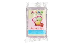 Lila hengerelt fondant Pastel Lilac (barevný fondán) 250 g - világos lila - FunCakes