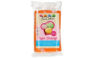 Narancs bevonat Tiger Orange 250 g - FunCakes #750117