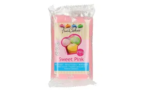 Rózsaszín hengerelt fondant Sweet Pink (színes fondant) 250 g - FunCakes #1124437