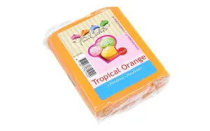 Trópusi narancs hengerelt fondant 250 g - Tropical Orange - FunCakes