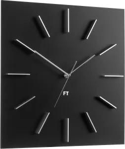 Future Time FT1010BK Square black Design falióra, 40 cm