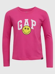 GAP Gap & Smiley® Gyerek Póló Rózsaszín