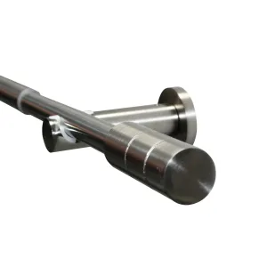 KRETA  állítható karnis szett 19/16 mm, 120 - 210 cm nemes acél, 121 - 210 cm