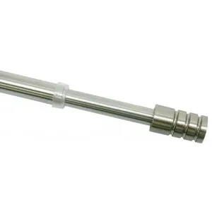Kihúzható vitrázsrúd 10 mm henger rozsdamentes acél , 60 - 85 cm, 60 - 85 cm