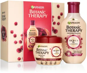 Garnier Ajándék szett erősítő ápolás gyenge és törékeny hajra Botanic Therapy Ricinus Oil & Almond