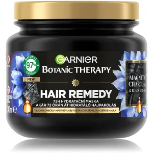 Garnier Hidratáló maszk zsíros hajra és száraz hajvégekre Botanic Therapy Magnetic Charcoal (Hair Remedy) 340 ml