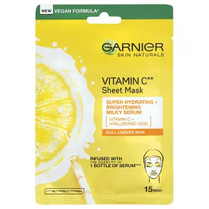 Garnier Hidratáló textilmaszk a bőr ragyogása érdekében C-vitaminnal Skin Naturals 28 g