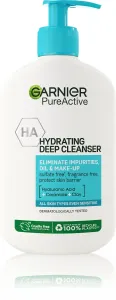 Garnier Hidratáló tisztító gél bőrhibák ellen Pure Active (Hydrating Deep Cleanser) 250 ml