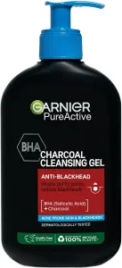 Garnier Mitesszerek elleni tisztító zselé (Charcoal Cleansing Gel) 250 ml