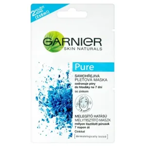 Garnier Önmelegedő arcmaszk Pure 2 x 6 ml