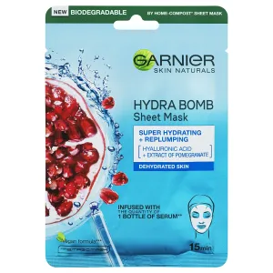 Garnier Szuper hidratáló maszk bőrsimító maszk Moisture&Aqua Bomb (Skin Tissue Superhydrating Mask) 28 db