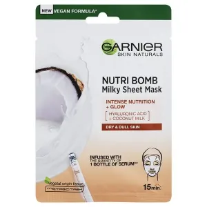 Garnier Textil arcmaszk kókusztejjel száraz bőrre Skin Naturals (Milky Tissue Mask) 28 g