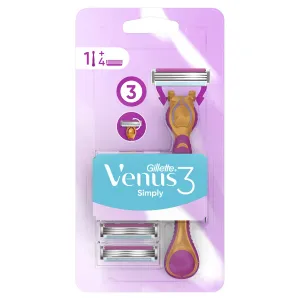 Gillette Borotva Simply Venus 3 + 4 tartalék fej