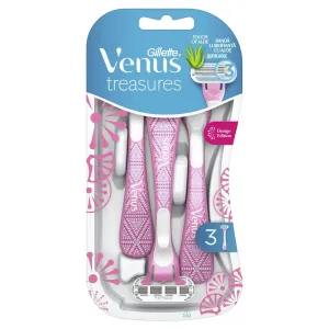 Gillette Egyhasználatú borotvák Venus Treasures Pink 3 db
