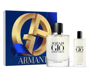 Giorgio Armani Acqua Di Gio Pour Homme - EDP 75 ml (újratölthető) + EDP 15 ml