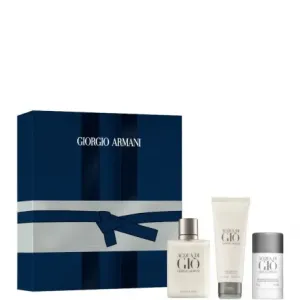 Giorgio Armani Acqua Di Gio Pour Homme - EDT 100 ml + szilárd dezodor 75 ml + borotválkozás utáni balzsam 75 ml