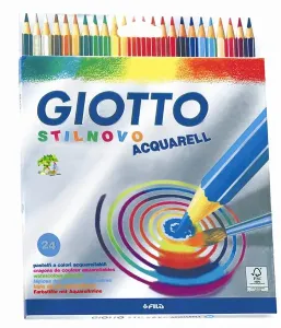 Színes ceruzák GIOTTO STILNOVO AQUARELL - 24 szín (színes ceruzák GIOTTO)