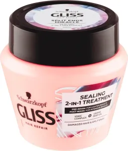 Gliss Kur Split Ends Miracle (Sealing 2 in 1 Treatment) regeneráló maszk 300 ml