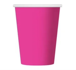 Poharak sötét rózsaszínű 250 ml - 6 db - GoDan