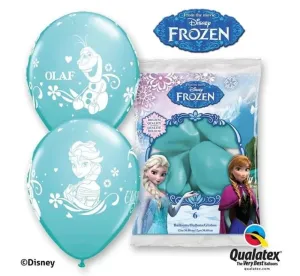 Léggömbök Frozen - Jégkirályság 30cm Anna, Elsa és Olaf 6 db - GoDan