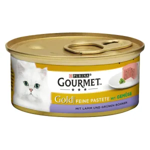 12x85g Gourmet Gold Paté bárány & zöldbab nedves macskatáp