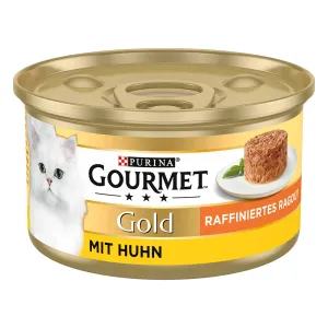 24x85g Gourmet Gold rafinált ragu nedves macskatáp- Csirke