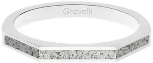 Gravelli Acél gyűrű betonnal Három oldalú acél / szürke GJRWSSG123 53 mm