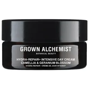 Grown Alchemist Nappali intenzív hidratáló krém Camellia & Geranium Blossom (Hydra-Herbal Essences Repair + Intensive Day Cream) 40 ml