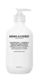 Grown Alchemist Sampon festett hajra Hydrolyzed Quinoa Protein, Burdock, Hibiscus Extract (Colour Protect Shampoo) 500 ml