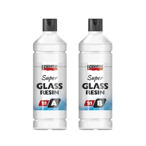Üveggyanta Super Glass Pentart 1:1 szett - 250 ml (művészi gyanta)