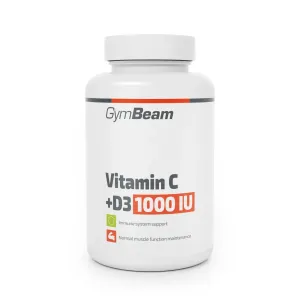 GymBeam Vitamin C + D3 1000NE tabletta 90 db Táplálékkiegészítő