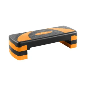 Szteppad - állítható magasság - 100 kg - fekete / narancssárga | Gymrex