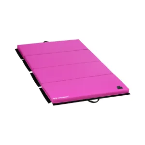 Tornaszőnyeg - 200 x 100 x 5 cm - összehajtható - Pink/Pink- terhelhetőség max. 170kg | Gymrex