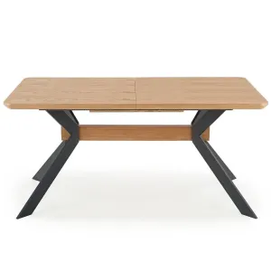 Kinyitható asztalok  Bacardi 160/220x90 cm  mdf/acél – tölgy nauralny/fekete