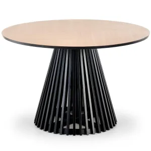 Asztal Miyaki 120 Mdf/Faipari – Tölgy Természetes/Fekete