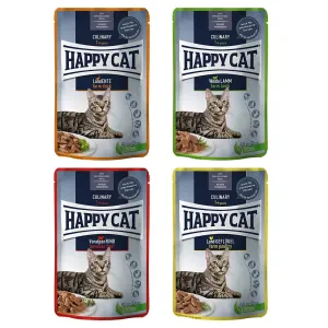 12x85g Happy Cat Adult szószban nedves macskatáp #948135